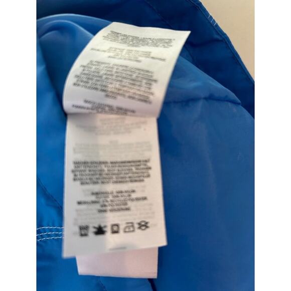 Columbia Hooded Omni Heat Rain Jacket, Blue, S - Picture 7 of 10